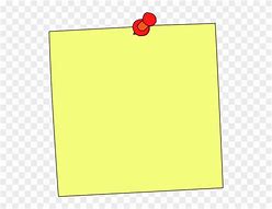 Image result for Sticky Note with Pin Clip Art