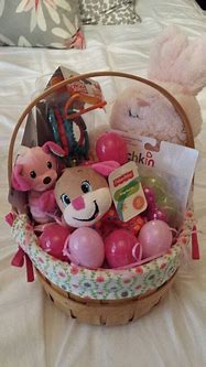 Image result for Baby Girl Easter Basket