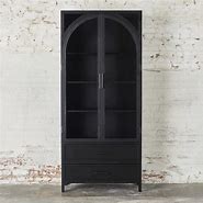 Image result for Black Kitchen Tall Cupboard