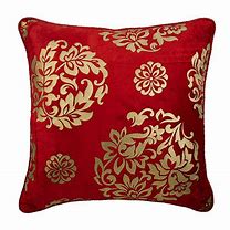 Image result for Red Bubble Pillows Gold