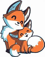 Image result for Kawaii Cute Seasonal Fox Drawings