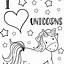 Image result for A4 Unicorn Colouring Sheet