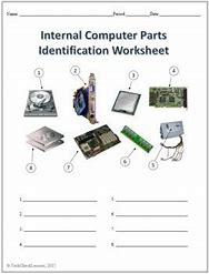 Image result for Computer Parts Labeling Worksheet Answer Key
