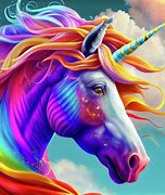 Image result for Bright Colored Unicorn