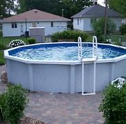 Image result for Pavers around Above Ground Pool
