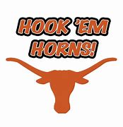 Image result for Hook'em Outline