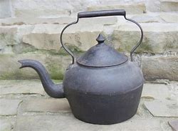 Image result for Antique Cast Iron Kettle