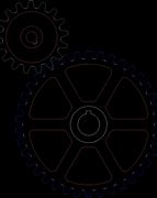Image result for Gear and Chain AutoCAD
