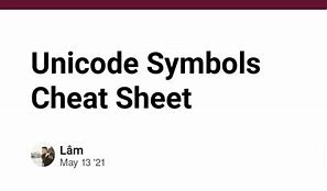 Image result for Keyboard Symbols Cheat Sheet