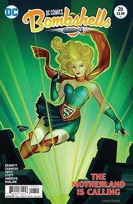 Image result for Green Lantern DC Comics Bombshells Card