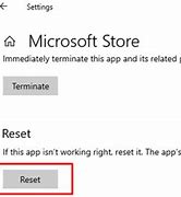 Image result for Reset Microsoft Store App