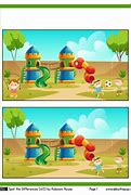 Image result for Find the 5 Differences Game