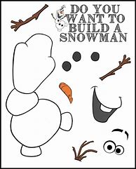 Image result for Olaf Cut Out