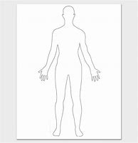 Image result for Printable Human Body Outline Worksheet