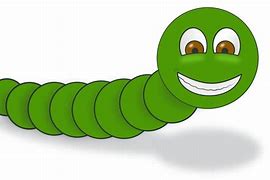 Image result for Green Worm Cartoon