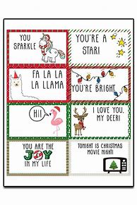Image result for Christmas Lunch Box Notes