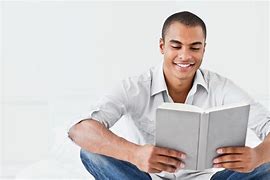 Image result for Guy Reading a Book