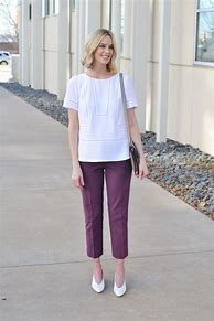 Image result for Light Pink Pants Outfit