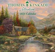 Image result for Thomas Kinkade Wooden Wall Calendar