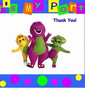 Image result for Barney Background for Birthday