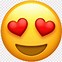 Image result for Love Emoji Button