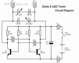 Image result for LED Tester Circuit Diagram