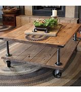 Image result for Industrial Farmhouse Coffee Table