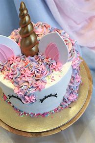 Image result for Glitter Unicorn Birthday Cake