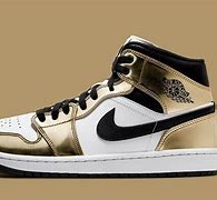 Image result for air jordans 1 metal gold 2020