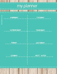 Image result for 30-Day Planner Printable