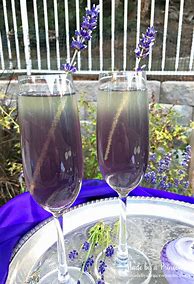 Image result for Lavender Champagne Cocktail