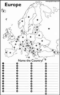 Image result for Europe Map Worksheet