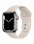 Image result for Apple Watch Series 7 Starlight Silver