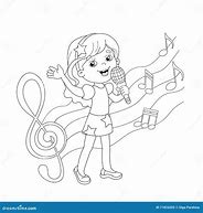Image result for Little Kids Singing Coloring Page