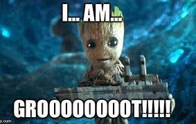 Image result for Good Morning Baby Groot Meme
