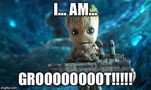 Image result for Peter Quill Adopts Baby Groot Memes