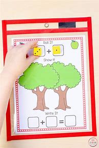 Image result for Apple Addition Kindergarten Printable