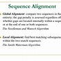 Image result for Local Alignment