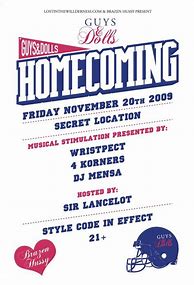 Image result for Homecoming Flyer