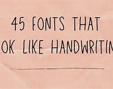 Image result for Neat Handwriting Fonts