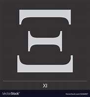 Image result for XI Greek Letter