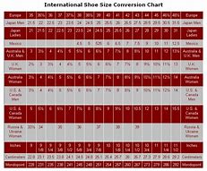 Image result for Crocs Shoe Size Conversion Chart