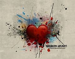 Image result for Broken Heart Art