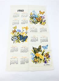 Image result for 1980s Vintage Calendar