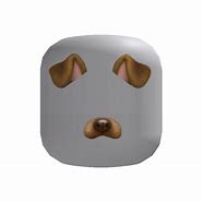 Image result for Dog with Roblox Face