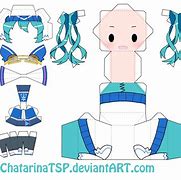 Image result for Vocaloid Papercraft Template