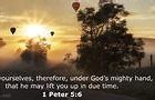 Image result for 1 Peter 5 6 NIV