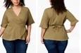 Image result for Plus Size Wrap Top