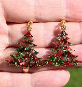 Image result for Acrylic Christmas Earrings