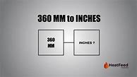 Image result for 360 mm to Inches